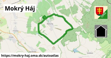 ikona Mapa autoatlas v mokry-haj