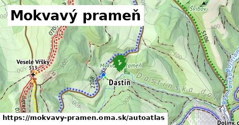 ikona Mapa autoatlas v mokvavy-pramen