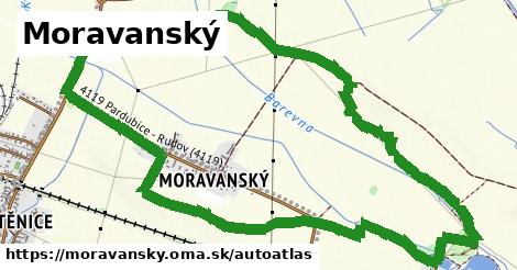 ikona Mapa autoatlas v moravansky