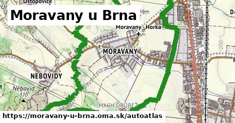 ulice v Moravany u Brna