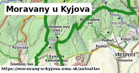 ikona Mapa autoatlas v moravany-u-kyjova