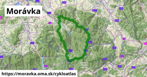 ikona Cyklo cykloatlas v moravka