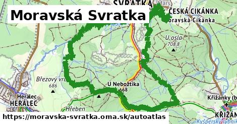 ikona Mapa autoatlas v moravska-svratka