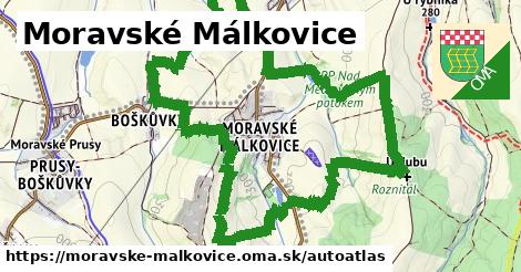 ikona Mapa autoatlas v moravske-malkovice