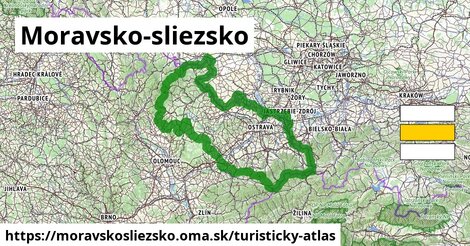 ikona Turistická mapa turisticky-atlas v moravskosliezsko