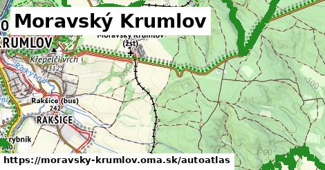 ulice v Moravský Krumlov