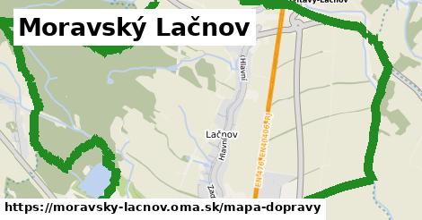 ikona Moravský Lačnov: 28 km trás mapa-dopravy v moravsky-lacnov