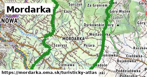 ikona Turistická mapa turisticky-atlas v mordarka