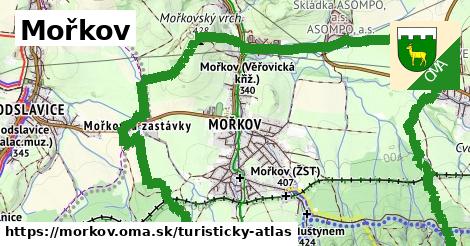 ikona Turistická mapa turisticky-atlas v morkov