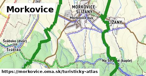 ikona Morkovice: 6,5 km trás turisticky-atlas v morkovice