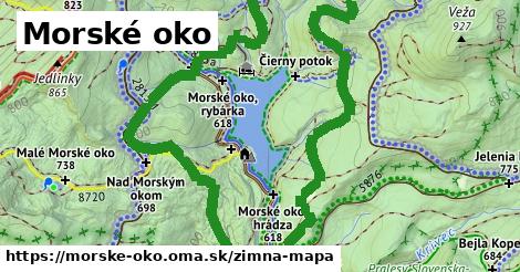 ikona Zimná mapa zimna-mapa v morske-oko