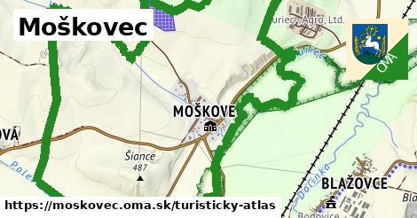 ikona Turistická mapa turisticky-atlas v moskovec