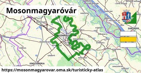 ikona Turistická mapa turisticky-atlas v mosonmagyarovar