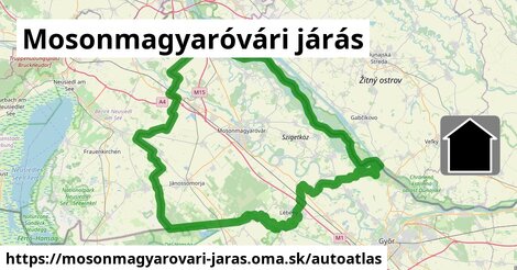 ikona Mapa autoatlas v mosonmagyarovari-jaras