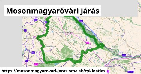 ikona Cyklo cykloatlas v mosonmagyarovari-jaras