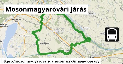ikona Mapa dopravy mapa-dopravy v mosonmagyarovari-jaras