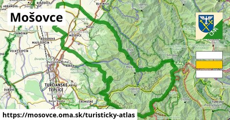 ikona Turistická mapa turisticky-atlas v mosovce