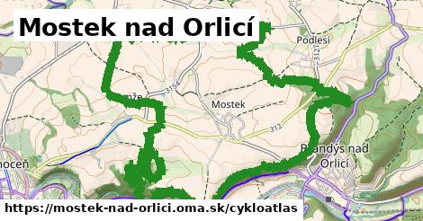 ikona Mostek nad Orlicí: 244 m trás cykloatlas v mostek-nad-orlici