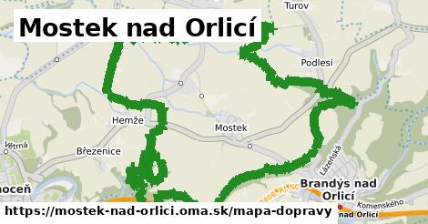 ikona Mostek nad Orlicí: 3,4 km trás mapa-dopravy v mostek-nad-orlici