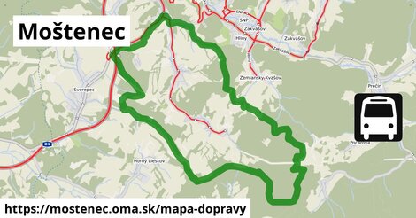 ikona Mapa dopravy mapa-dopravy v mostenec