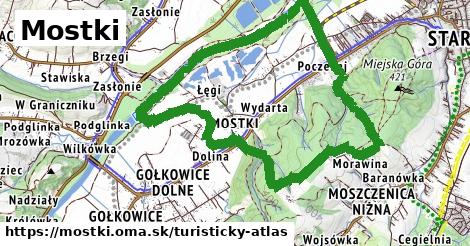 ikona Turistická mapa turisticky-atlas v mostki