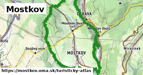 ikona Turistická mapa turisticky-atlas v mostkov