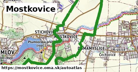 ikona Mapa autoatlas v mostkovice