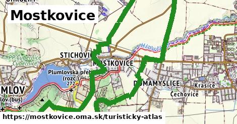 ikona Turistická mapa turisticky-atlas v mostkovice