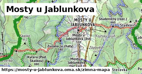 ikona Zimná mapa zimna-mapa v mosty-u-jablunkova