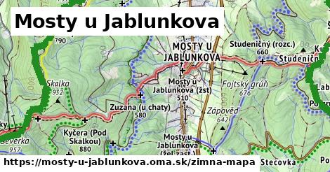 ikona Zimná mapa zimna-mapa v mosty-u-jablunkova