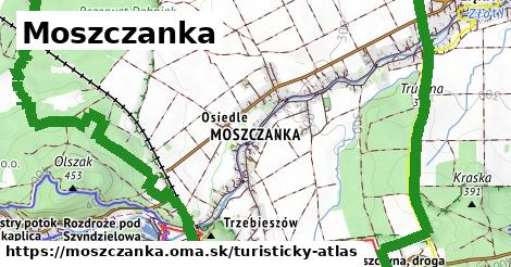 ikona Turistická mapa turisticky-atlas v moszczanka