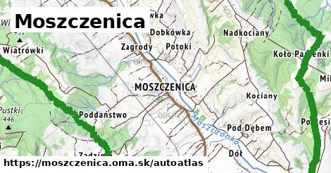 ikona Mapa autoatlas v moszczenica