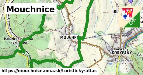 ikona Turistická mapa turisticky-atlas v mouchnice