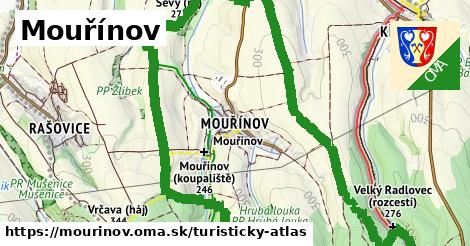 ikona Turistická mapa turisticky-atlas v mourinov