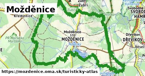 ikona Turistická mapa turisticky-atlas v mozdenice