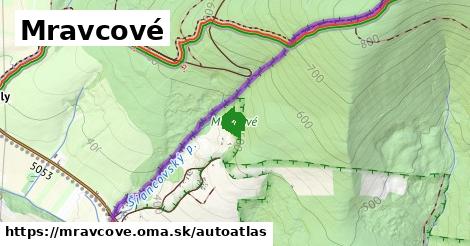 ikona Mapa autoatlas v mravcove