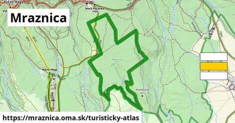 ikona Turistická mapa turisticky-atlas v mraznica