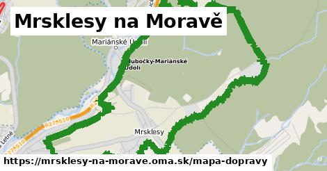 ikona Mapa dopravy mapa-dopravy v mrsklesy-na-morave