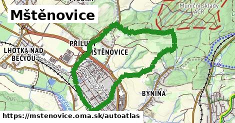 ikona Mapa autoatlas v mstenovice