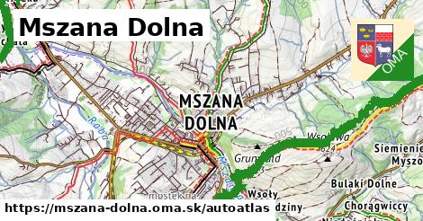 ikona Mapa autoatlas v mszana-dolna