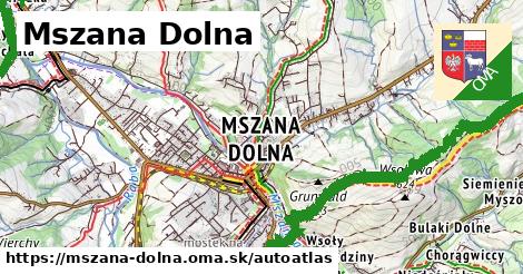 ikona Mapa autoatlas v mszana-dolna