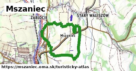 ikona Mszaniec: 1,48 km trás turisticky-atlas v mszaniec