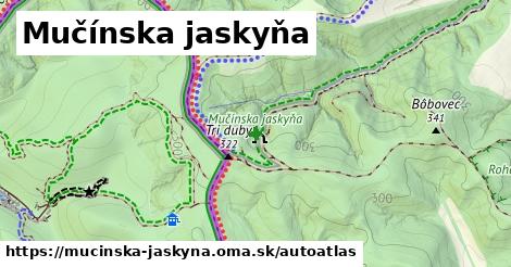 ikona Mapa autoatlas v mucinska-jaskyna