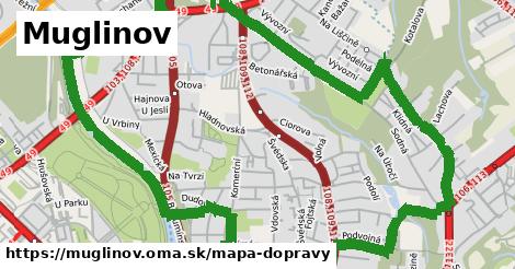 ikona Mapa dopravy mapa-dopravy v muglinov
