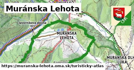 ikona Turistická mapa turisticky-atlas v muranska-lehota