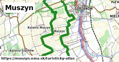 ikona Muszyn: 0 m trás turisticky-atlas v muszyn