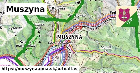 ikona Mapa autoatlas v muszyna