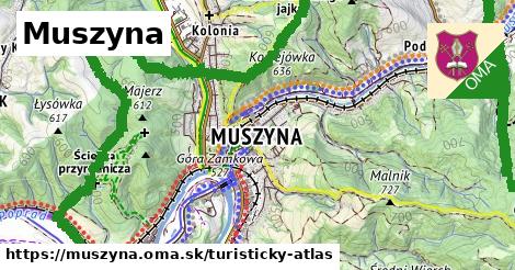 ikona Muszyna: 0 m trás turisticky-atlas v muszyna