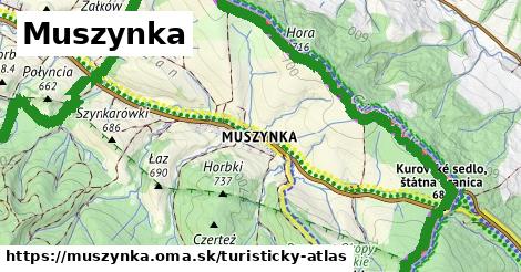 ikona Turistická mapa turisticky-atlas v muszynka