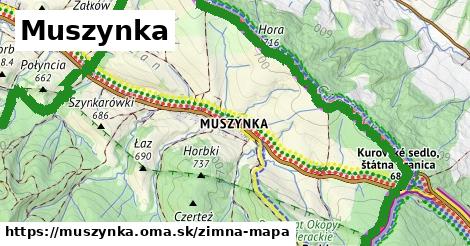 ikona Zimná mapa zimna-mapa v muszynka